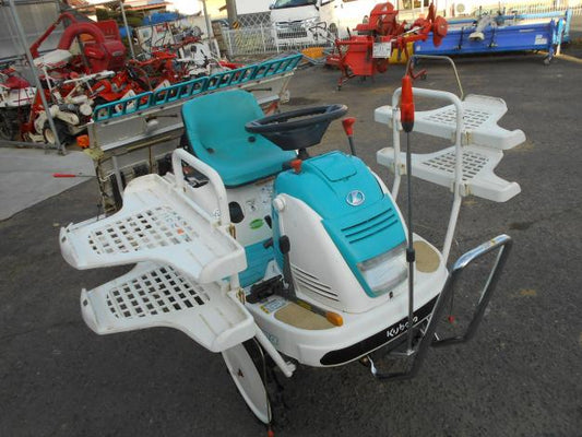 中古　クボタ　田植機　4条植　ロータリー式