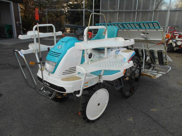 中古　クボタ　田植機　4条植　ロータリー式