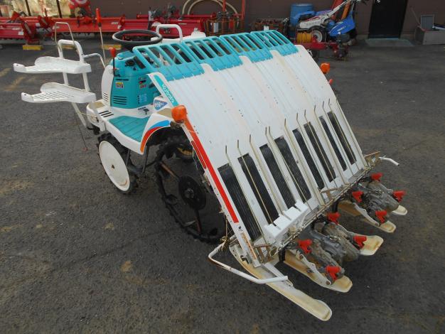 中古　クボタ　田植機　4条植　ロータリー式