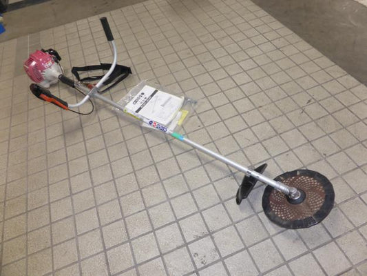 中古 肩掛け 刈払い機 両手ハンドル 草刈機 除草