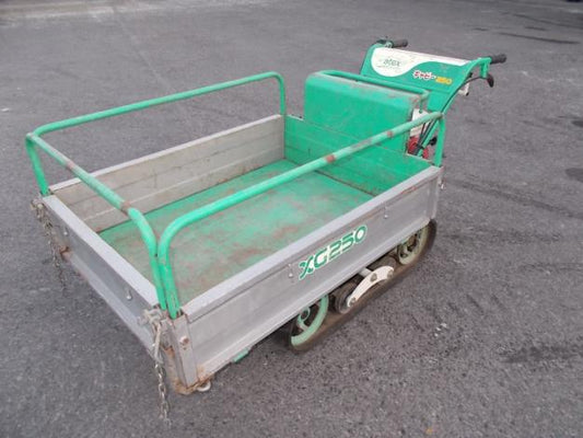クローラー運搬車(手動ダンプ付き)